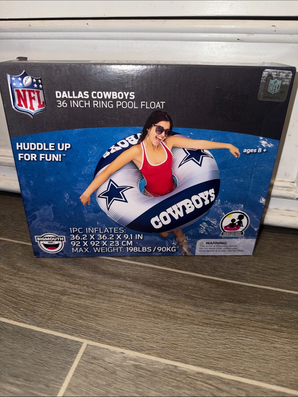 Dallas Cowboys Round Pool Float New in Box